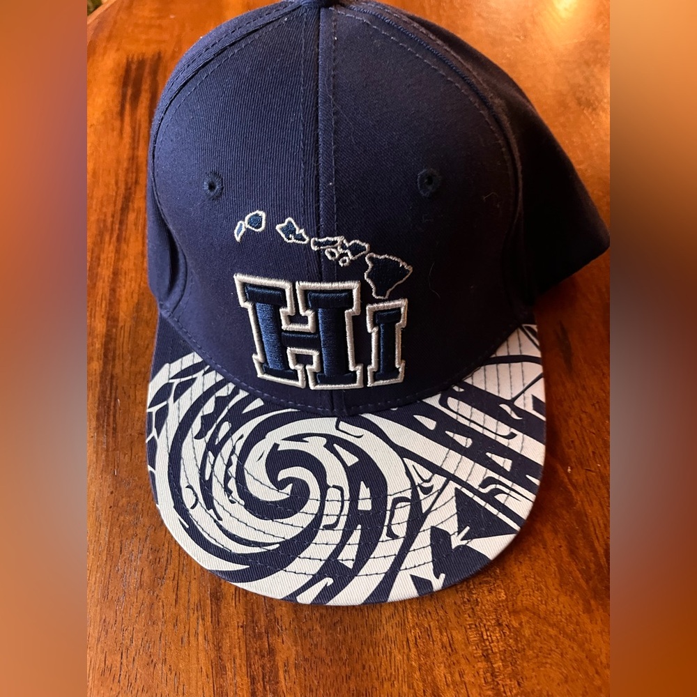 Hawaii Blue and White Ball cap